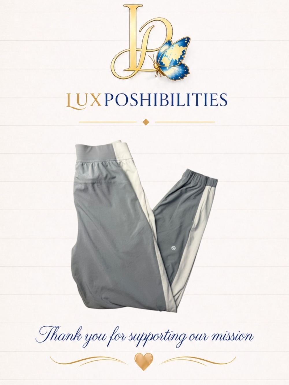 lululemon size 6 adapted state rhino grey light vapor